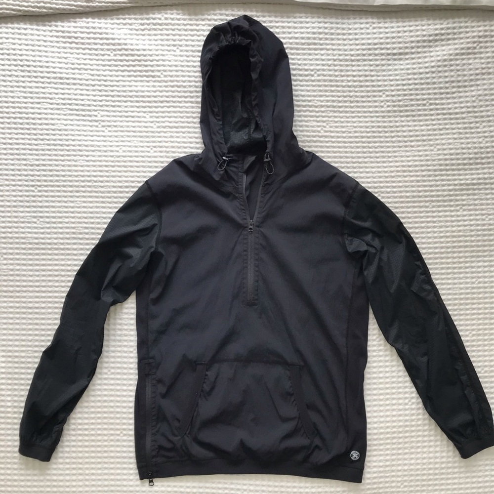 Reigning Champ half zip nylon hooded jacket. Large